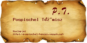 Pospischel Témisz névjegykártya